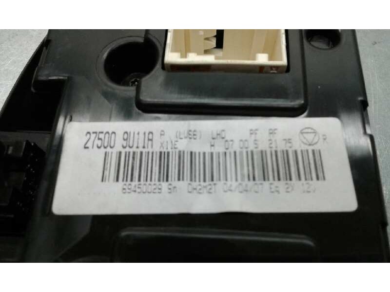 Recambio de mando climatizador para nissan note referencia OEM IAM 69450029 1000002719176 275009U11A