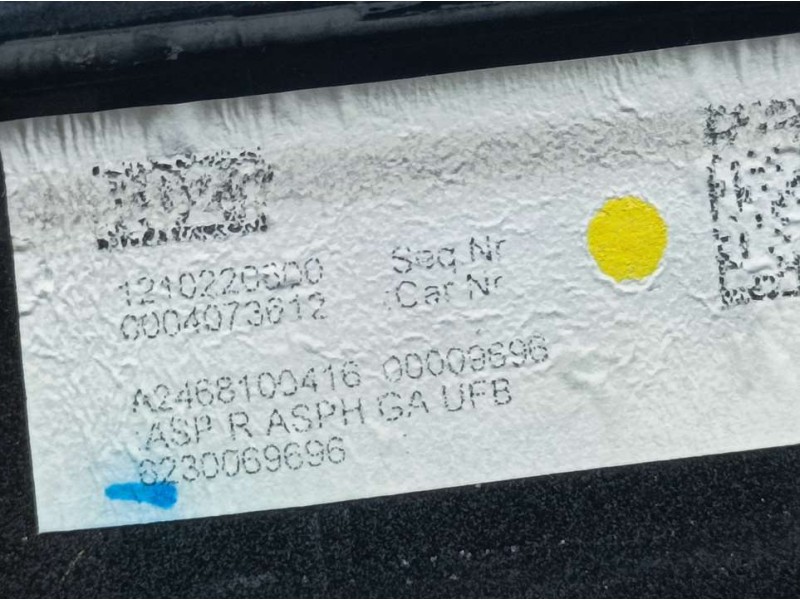 Recambio de retrovisor derecho para mercedes-benz clase b (w246) b 200 cdi be (246.201) referencia OEM IAM A2468100416  ELECTRIC