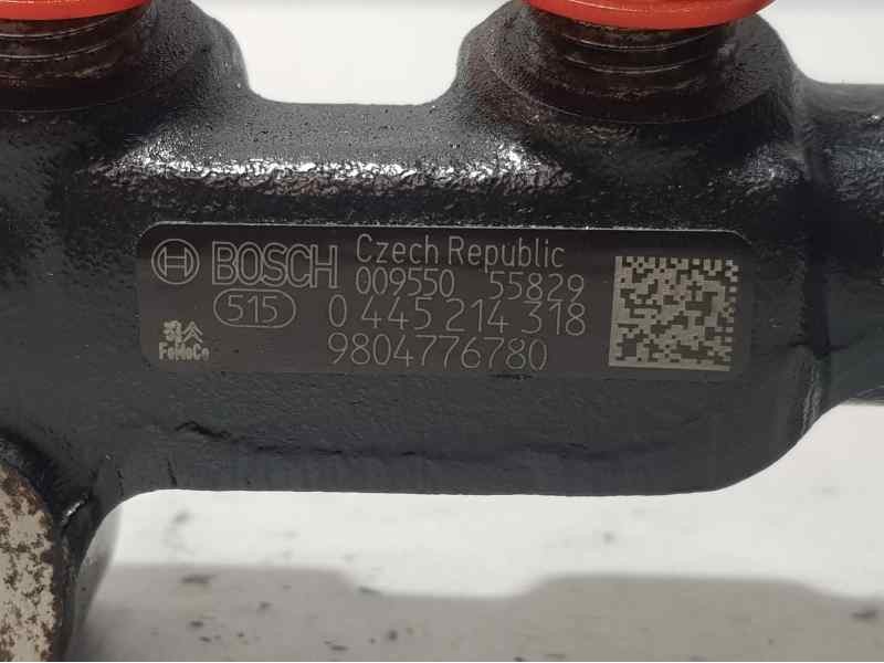 Recambio de rampa inyectora para peugeot 208 1.6 16v hdi fap referencia OEM IAM 9804776780 0445214318 BOSCH