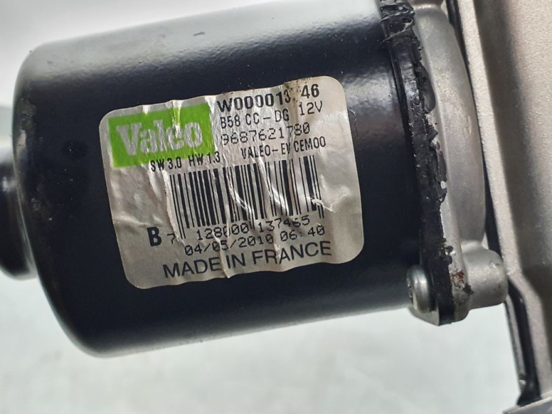 Recambio de motor limpia delantero para citroën c4 picasso exclusive referencia OEM IAM 9687621780 W000013 VALEO IZQUIERDO