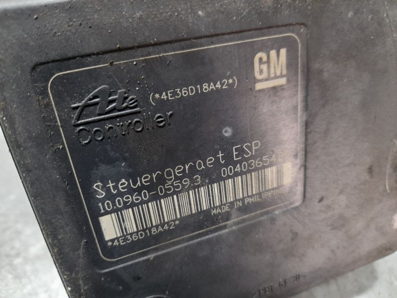 Recambio de abs para opel zafira b cosmo referencia OEM IAM 10096005593 ATE 