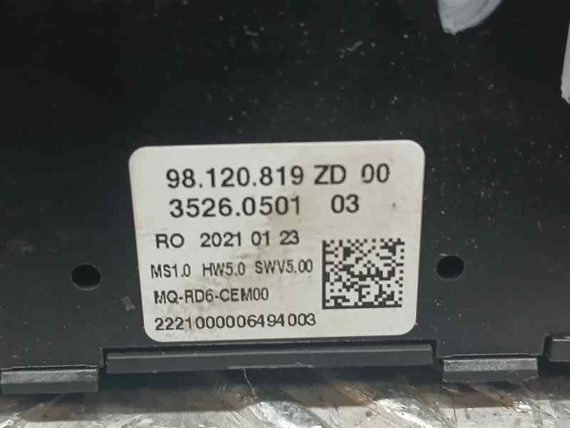 Recambio de mando radio para citroën jumpy furgon control m referencia OEM IAM 98120819ZD 35260501 