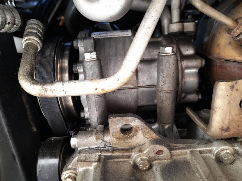 Recambio de compresor aire acondicionado para ssangyong tivoli 1.2 referencia OEM IAM 1203AS200051N SANDEN MODEL A1680 