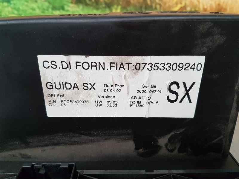 Recambio de mando climatizador para alfa romeo 147 (190) 2.0 t.spark distinctive referencia OEM IAM 07353309240  