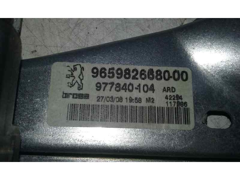 Recambio de elevalunas trasero derecho para peugeot 308 sport referencia OEM IAM  6 PINS ELECTRICO