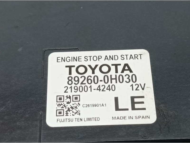 Recambio de modulo electronico para peugeot 108 top allure referencia OEM IAM 892600H030 2190014240 FUJITSU