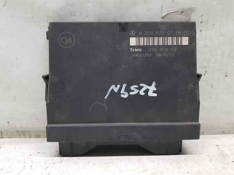 Recambio de modulo electronico para mercedes-benz clase clk (w209) coupe 240 (209.361) referencia OEM IAM A2098200326  TEMIC