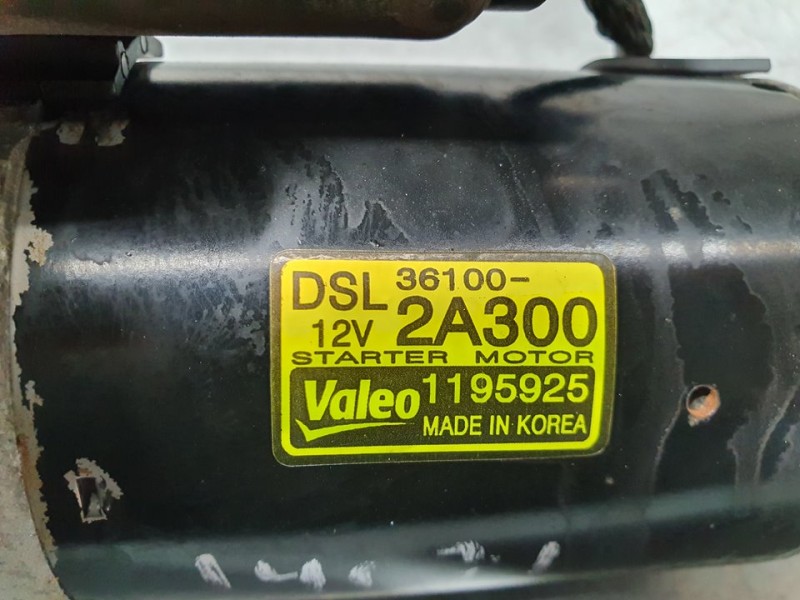 Recambio de motor arranque para hyundai i30 comfort referencia OEM IAM 361002A300 1195925 VALEO