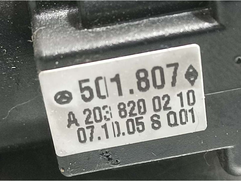 Recambio de mando elevalunas trasero derecho para mercedes-benz clase c (w203) familiar c 220 t cdi (la) (203.208) referencia OE