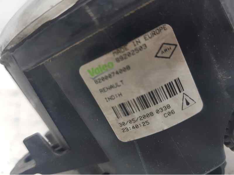 Recambio de faro antiniebla derecho para renault megane ii berlina 5p authentique referencia OEM IAM 8200074008 89202503 VALEO