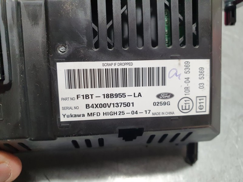 Recambio de pantalla multifuncion para ford ecosport trend referencia OEM IAM F1BT18B955LA B4X00V137501 