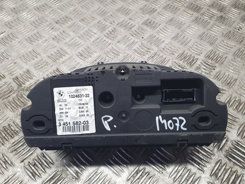 Recambio de cuadro instrumentos para bmw x3 (e83) 2.0d referencia OEM IAM 345158203 102463122 