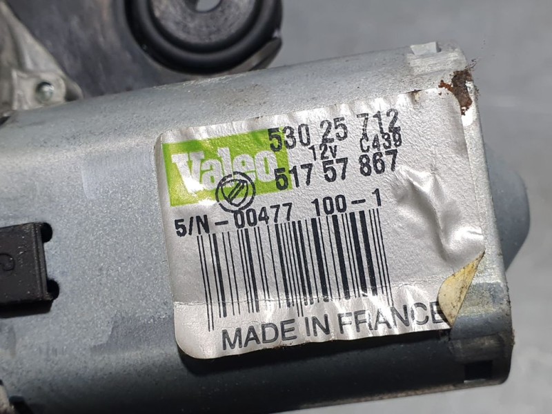 Recambio de motor limpia trasero para fiat punto (evo) (199) mylife referencia OEM IAM 53025712 51757867 VALEO