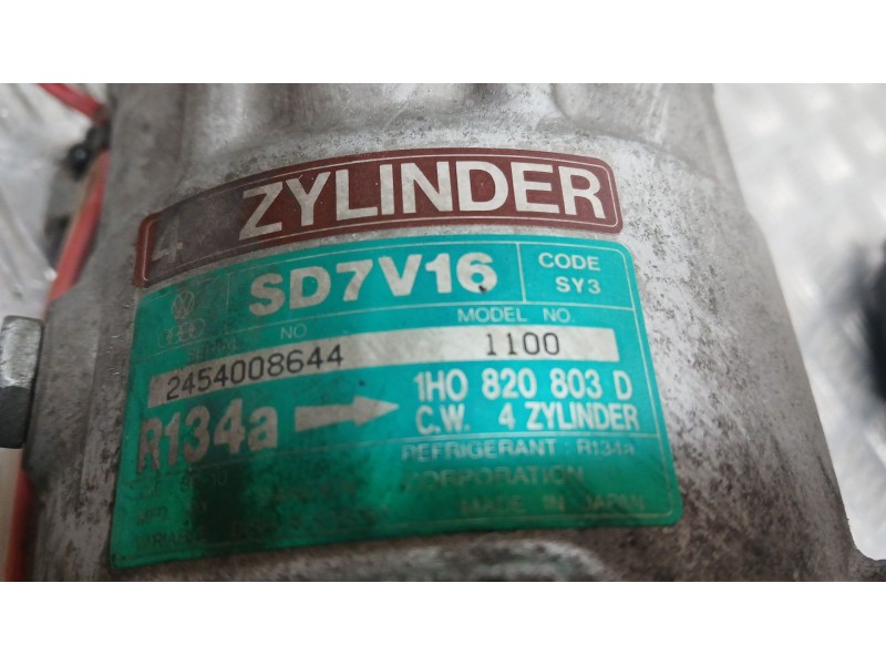 Recambio de compresor aire acondicionado para seat ibiza ii (6k1) 1.4 i referencia OEM IAM 1H0820803D 1100 SD7V16