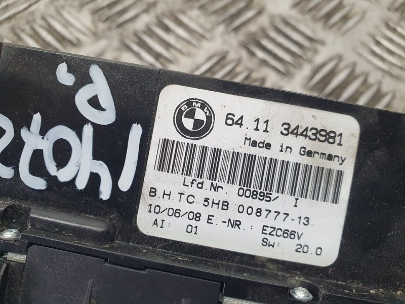 Recambio de mando climatizador para bmw x3 (e83) 2.0d referencia OEM IAM 64113443981 00877713 