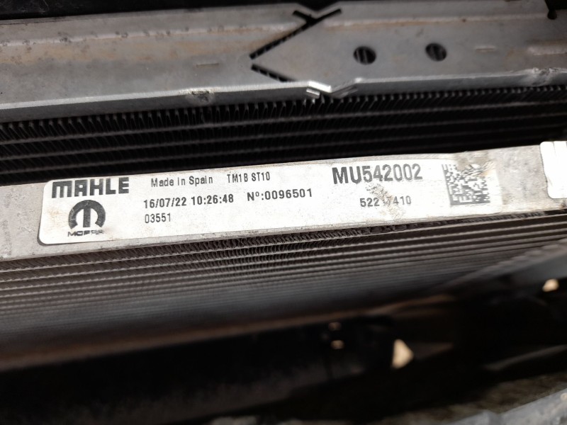 Recambio de condensador / radiador aire acondicionado para fiat 500e (332_) elektro 3+1 (fa1) referencia OEM IAM 52217410  