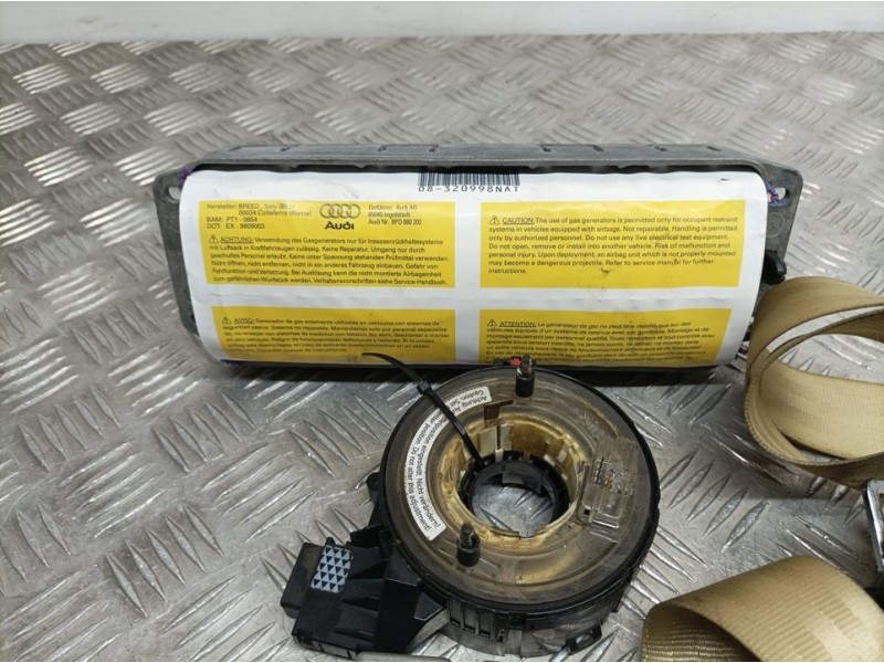 Recambio de kit airbag para audi a3 sportback (8p) 1.4 tfsi ambiente referencia OEM IAM 8P0880201CB  LA CENTRALITA NO SE COBRA Y