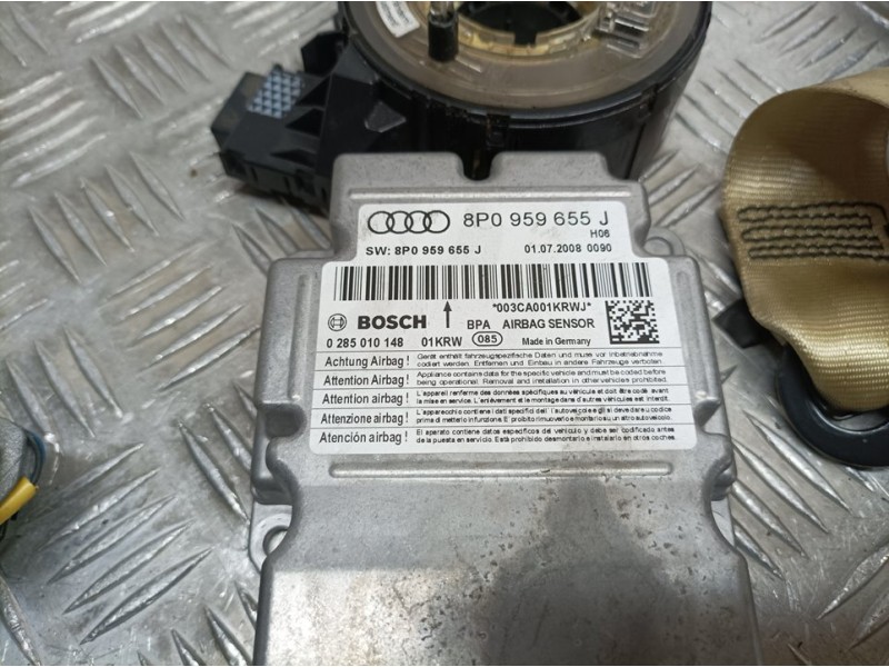 Recambio de kit airbag para audi a3 sportback (8p) 1.4 tfsi ambiente referencia OEM IAM 8P0880201CB  LA CENTRALITA NO SE COBRA Y