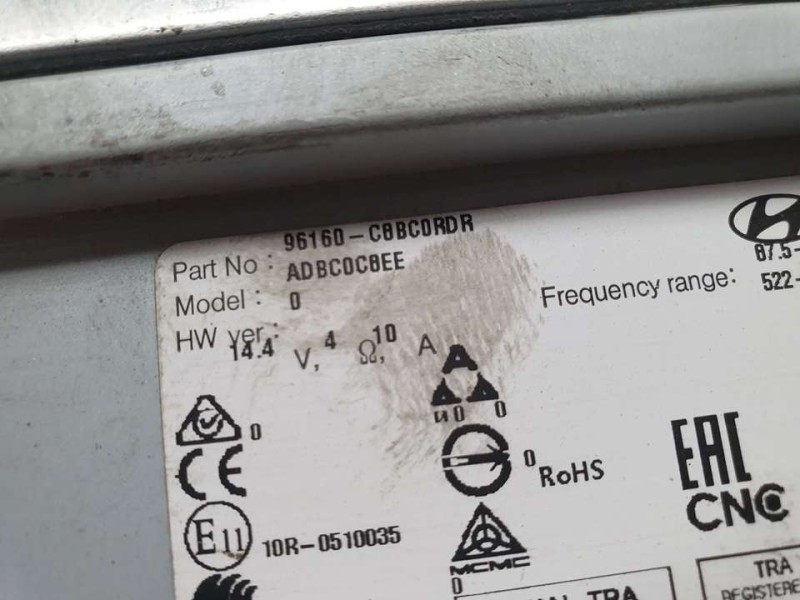 Recambio de sistema navegacion gps para hyundai i20 essence referencia OEM IAM 96160C8BC0RDR  