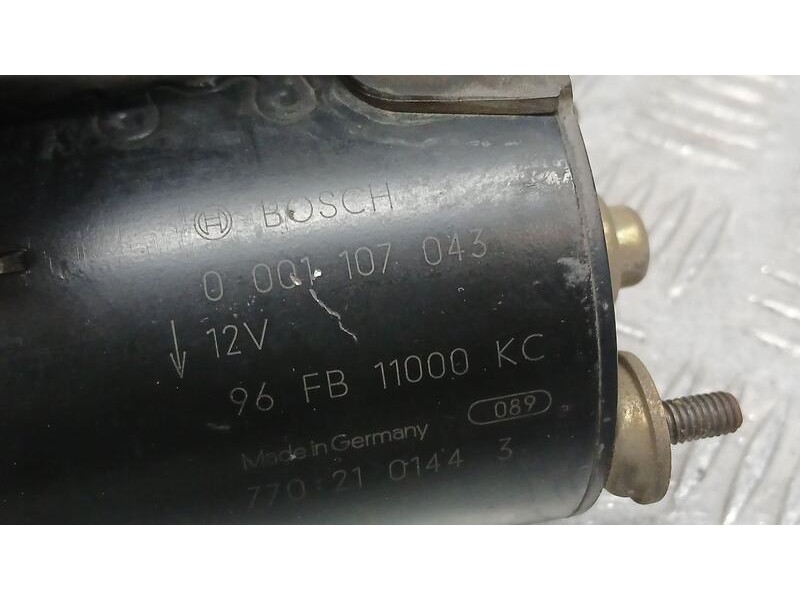Recambio de motor arranque para ford fiesta berlina ghia referencia OEM IAM 96FB11000KC BOSCH 0001107043