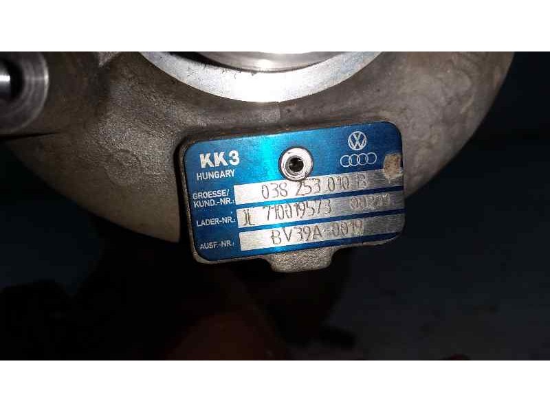 Recambio de turbocompresor para skoda fabia (5j2 ) 1.9 tdi referencia OEM IAM BV39A0019 038253010B KKK