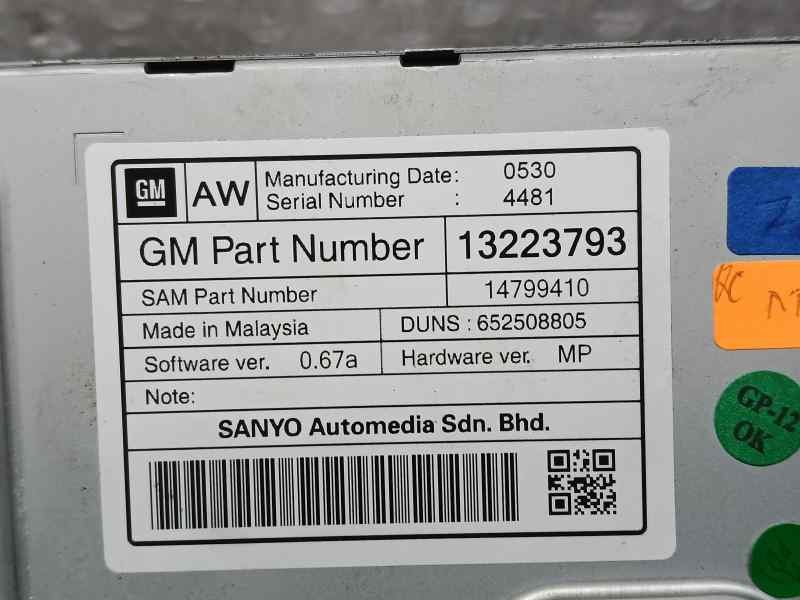 Recambio de sistema navegacion gps para chevrolet cruze lt referencia OEM IAM 13223793 14799410 SANYO