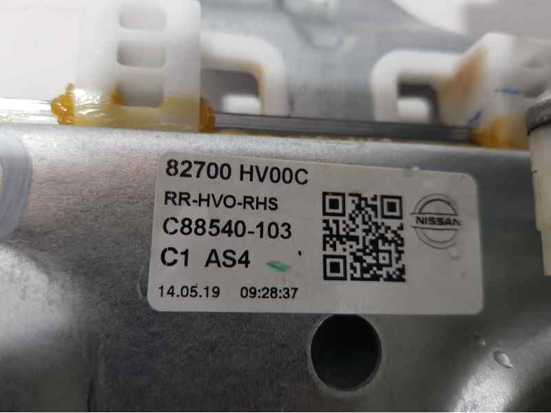 Recambio de elevalunas trasero derecho para nissan qashqai (j11) visia referencia OEM IAM 82700HV00C 6 PINS ELÉCTRICO