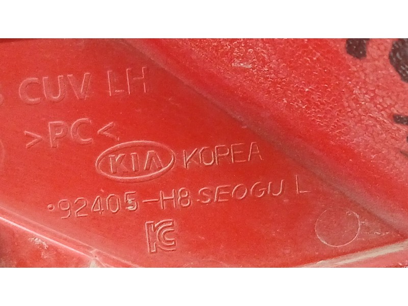 Recambio de piloto trasero izquierdo paragolpes para kia stonic (yb) 1.2 cvvt referencia OEM IAM 92405H8410  