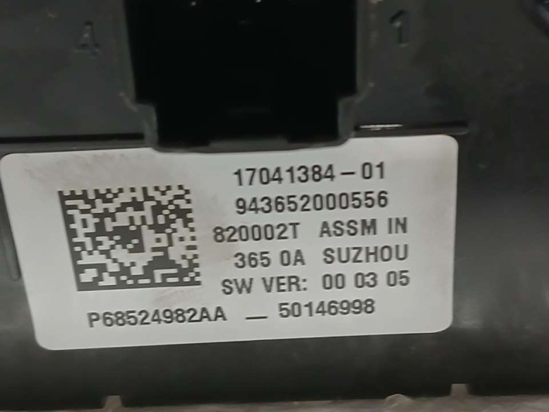 Recambio de mando climatizador para jeep compass ii busines 4x2 referencia OEM IAM 68524982AA 17041384 