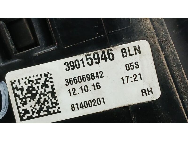 Recambio de piloto trasero derecho exterior para opel astra k lim. 5türig dynamic star/stop referencia OEM IAM 39015946 ROZADO E