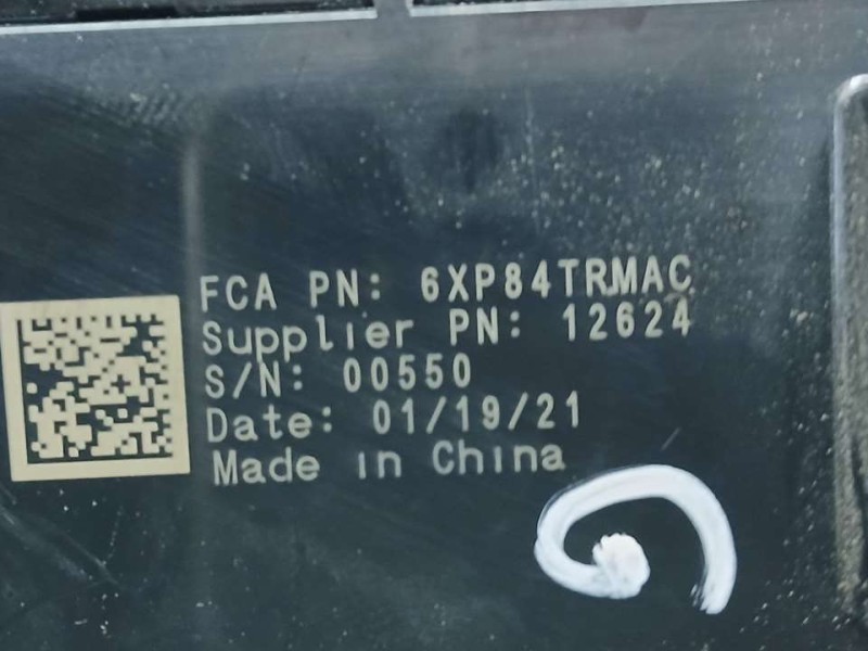 Recambio de mando elevalunas delantero izquierdo para jeep compass ii busines 4x2 referencia OEM IAM 6XP84TRMAC  