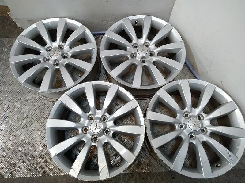 Recambio de juego llantas aluminio para mitsubishi lancer sportback (cx) invite referencia OEM IAM 7X18 5 TORN ET46 ALUMINIO ROZ