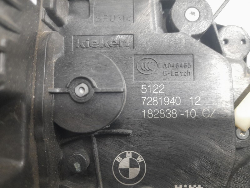 Recambio de cerradura puerta trasera derecha para bmw x3 (g01, f97, g08) xdrive 20 d referencia OEM IAM 728194012 18283810CZ KIE
