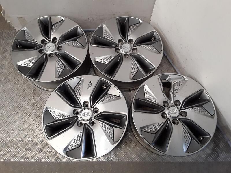 Recambio de juego llantas aluminio para hyundai kona (os, ose, osi) ev referencia OEM IAM 7X17 5 TORN ET50 ALUMINIO ROZADAS