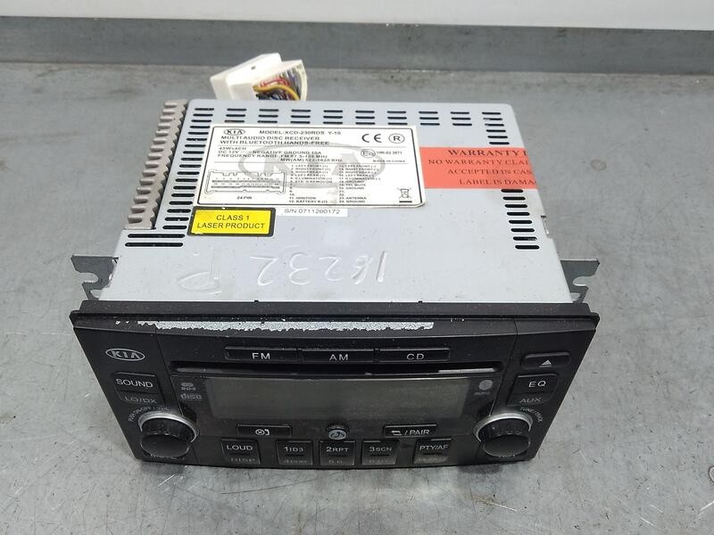 Recambio de sistema audio / radio cd para kia sportage cup referencia OEM IAM 10r023871  