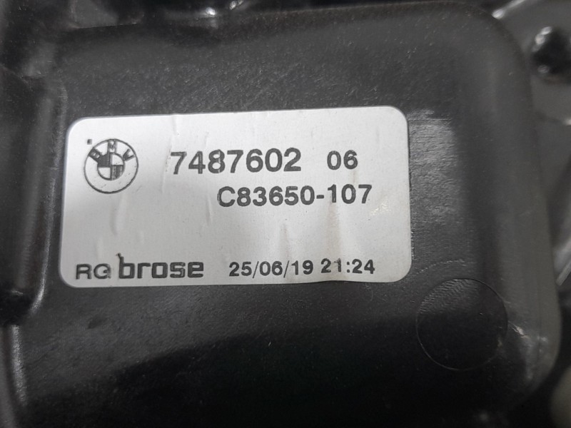 Recambio de elevalunas trasero derecho para bmw x3 (g01, f97, g08) xdrive 20 d referencia OEM IAM 748760206 C83650107 