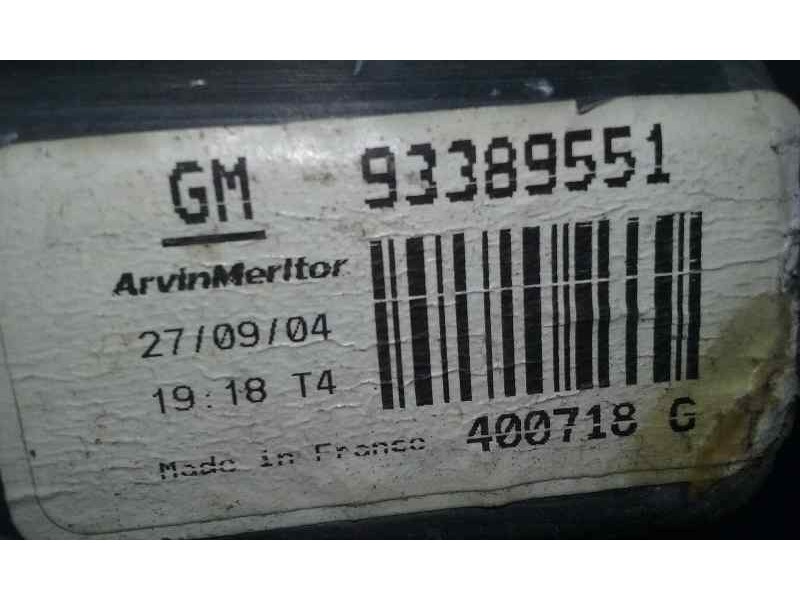 Recambio de elevalunas delantero izquierdo para opel meriva cosmo referencia OEM IAM  6 PINS ELECTRICO