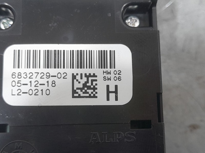Recambio de mando elevalunas delantero izquierdo para bmw x3 (g01, f97, g08) xdrive 20 d referencia OEM IAM 683272902 C/MANDO RE