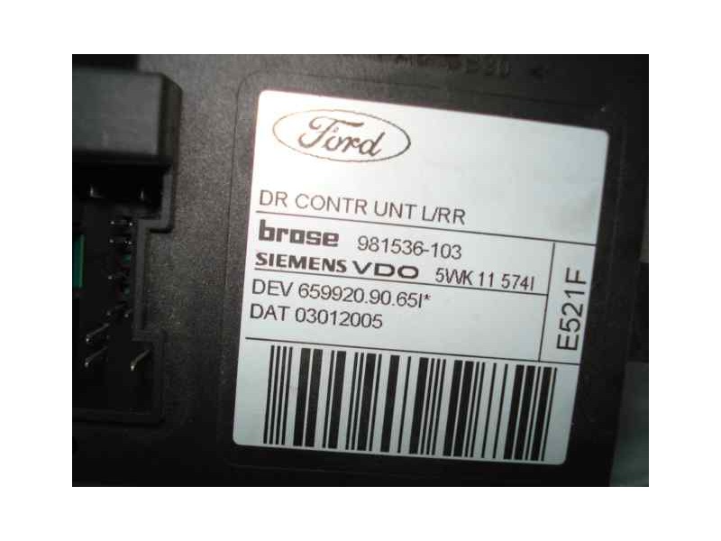 Recambio de elevalunas trasero izquierdo para ford focus berlina (cap) ambiente (d) referencia OEM IAM 4M5T14B532AD BROSE ELECTR