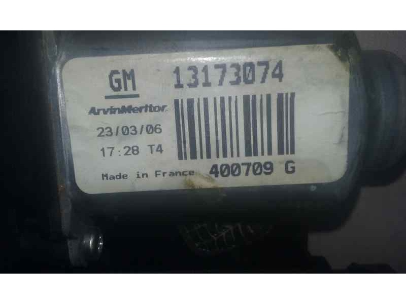 Recambio de elevalunas delantero derecho para opel corsa c cosmo referencia OEM IAM 13173074 6 PIN ELECTRICO