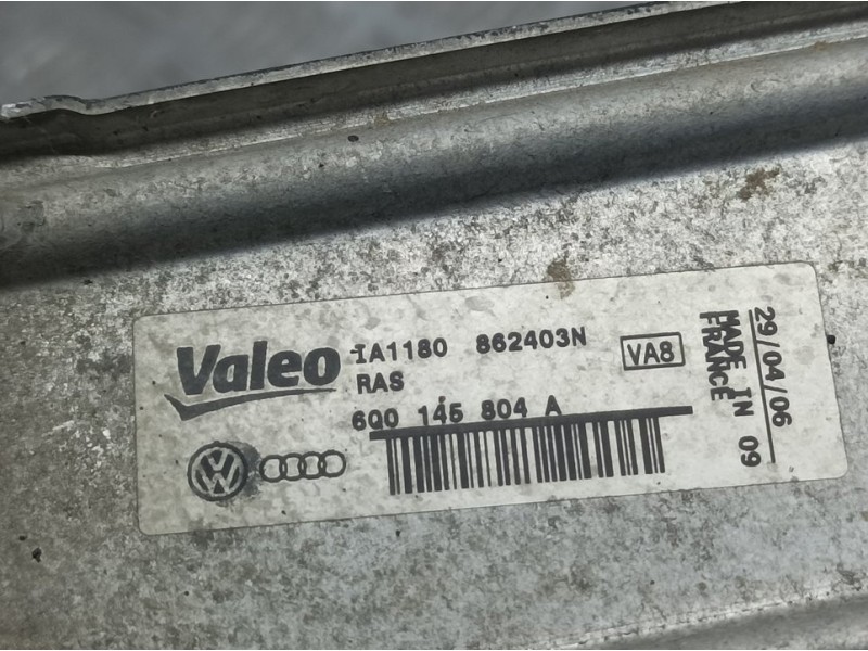 Recambio de intercooler para volkswagen polo (9n3) advance referencia OEM IAM 6Q0145804A 862403N VALEO