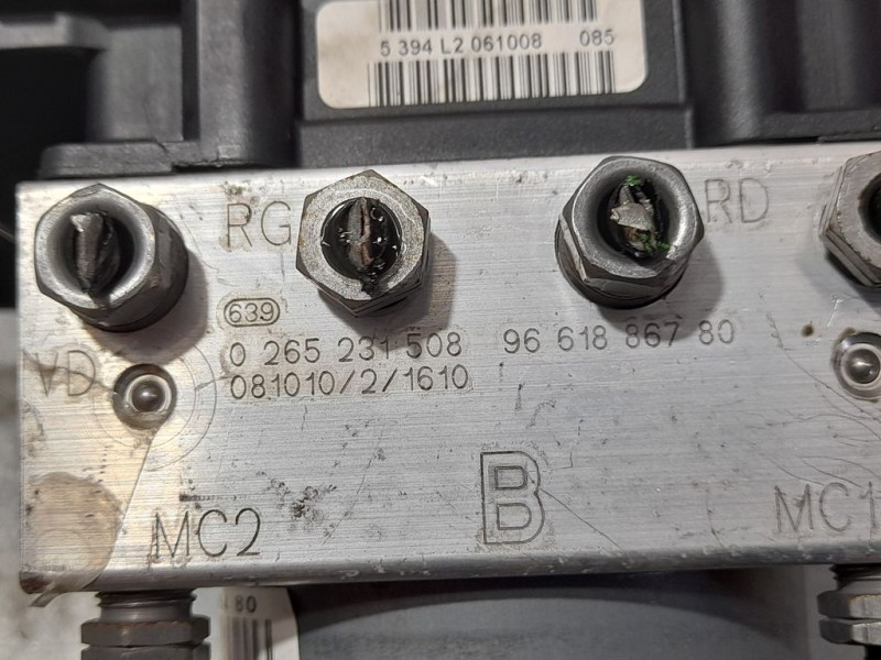 Recambio de abs para citroën c4 berlina collection referencia OEM IAM 9661886780 0265231508 