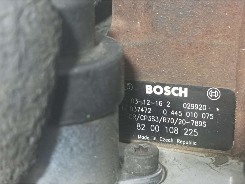 Recambio de bomba alta presion para renault megane ii berlina 3p confort dynamique referencia OEM IAM 8200108225 0445010075 BOSC