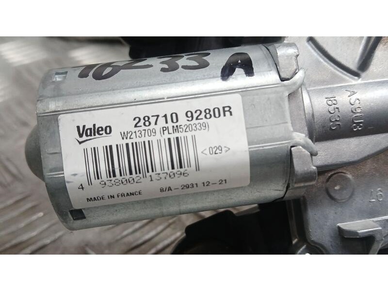 Recambio de motor limpia trasero para dacia sandero essential referencia OEM IAM 287109280R VALEO W213709