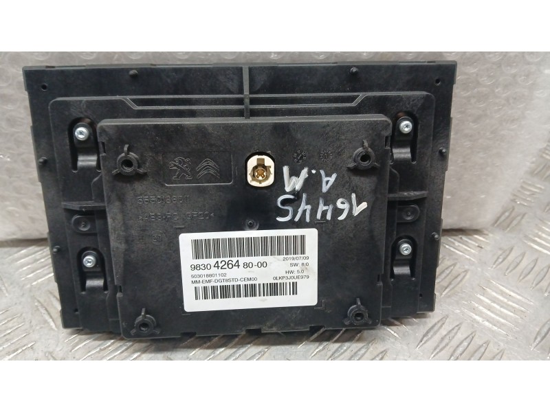 Recambio de sistema navegacion gps para citroën c5 aircross (ac_, aj_, ar_, a4_) 1.5 bluehdi 130 (acyhzj, acyhzr) referencia OEM