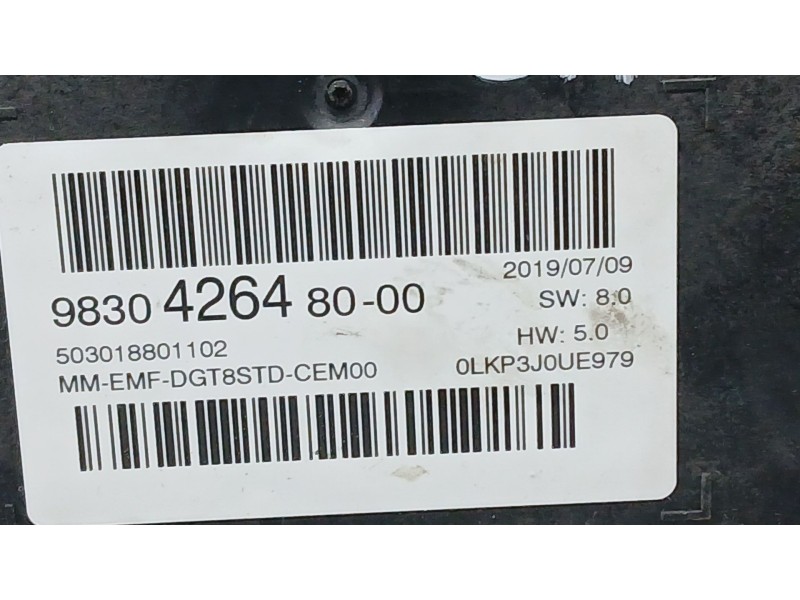 Recambio de sistema navegacion gps para citroën c5 aircross (ac_, aj_, ar_, a4_) 1.5 bluehdi 130 (acyhzj, acyhzr) referencia OEM