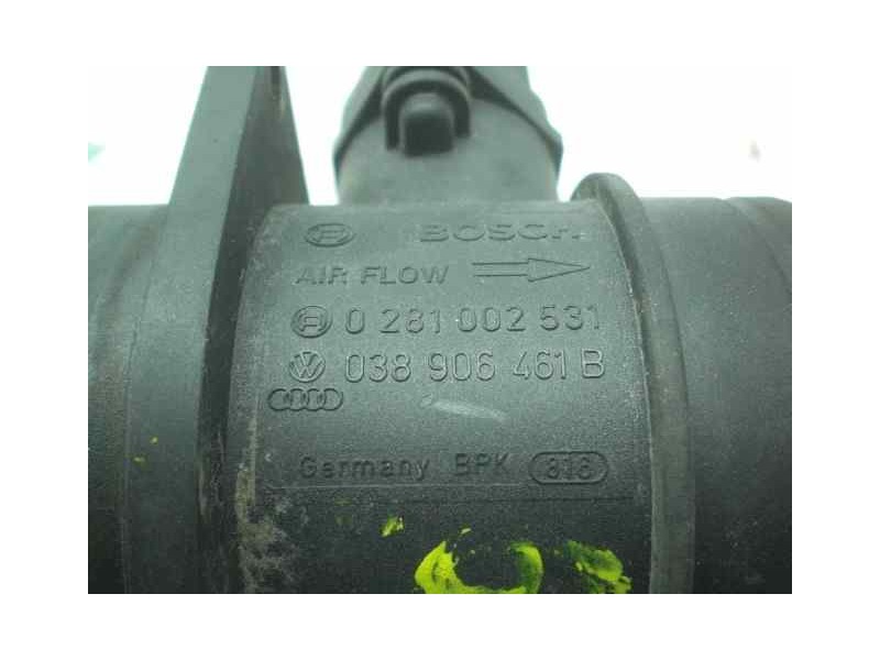 Recambio de caudalimetro para skoda fabia (5j2 ) 1.4 tdi dpf referencia OEM IAM 038906461B 0281002531 BOSCH