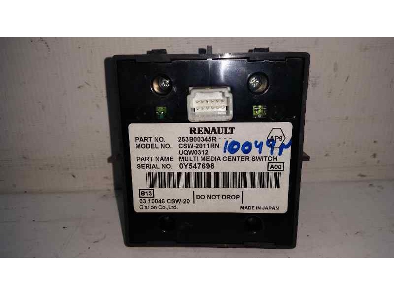 Recambio de sistema navegacion gps para renault laguna iii authentique referencia OEM IAM 259154618R 253B00345R 