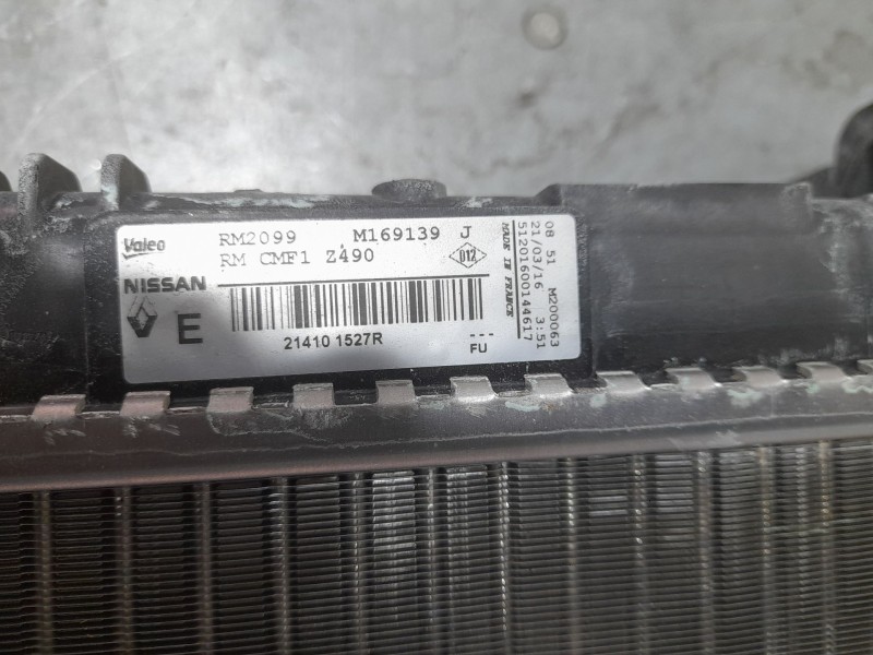 Recambio de radiador agua para nissan qashqai ii (j11, j11_) 1.2 dig-t referencia OEM IAM 214101527R  
