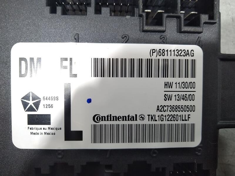 Recambio de modulo electronico para jeep cherokee limited 4x2 referencia OEM IAM 68111323ag a2c7368550500 continental